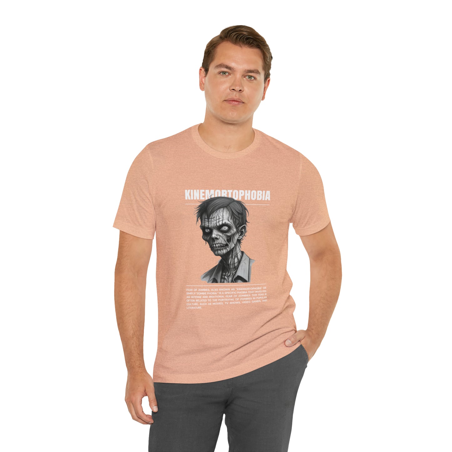 Kinemortophobia Fear of Zombies Halloween Tee