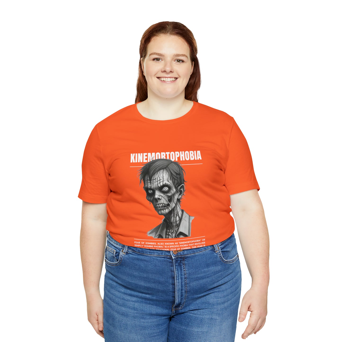 Kinemortophobia Fear of Zombies Halloween Tee