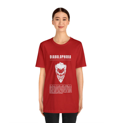 Diabolophobia Fear of The Devil Halloween Tee