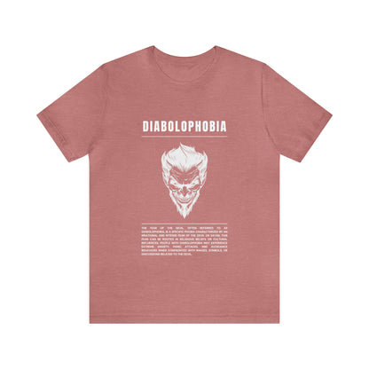 Diabolophobia Fear of The Devil Halloween Tee