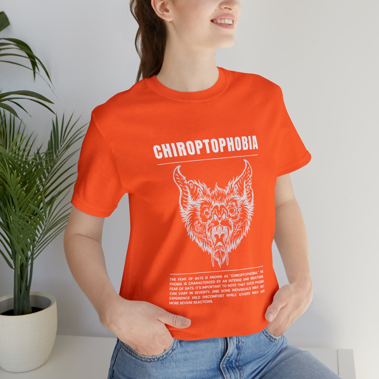 Chiroptophobia Fear of Bats Tee