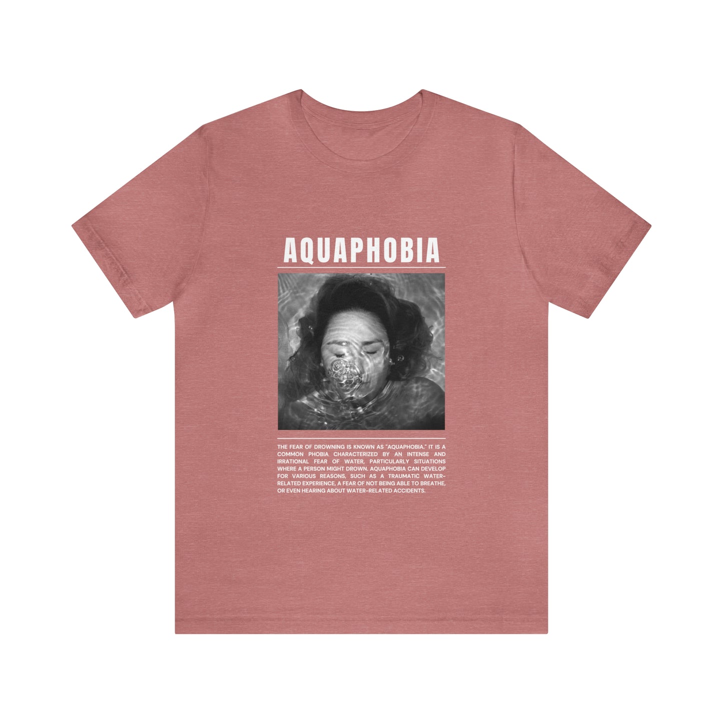 Aquaphobia Fear of Drowning Halloween Tee