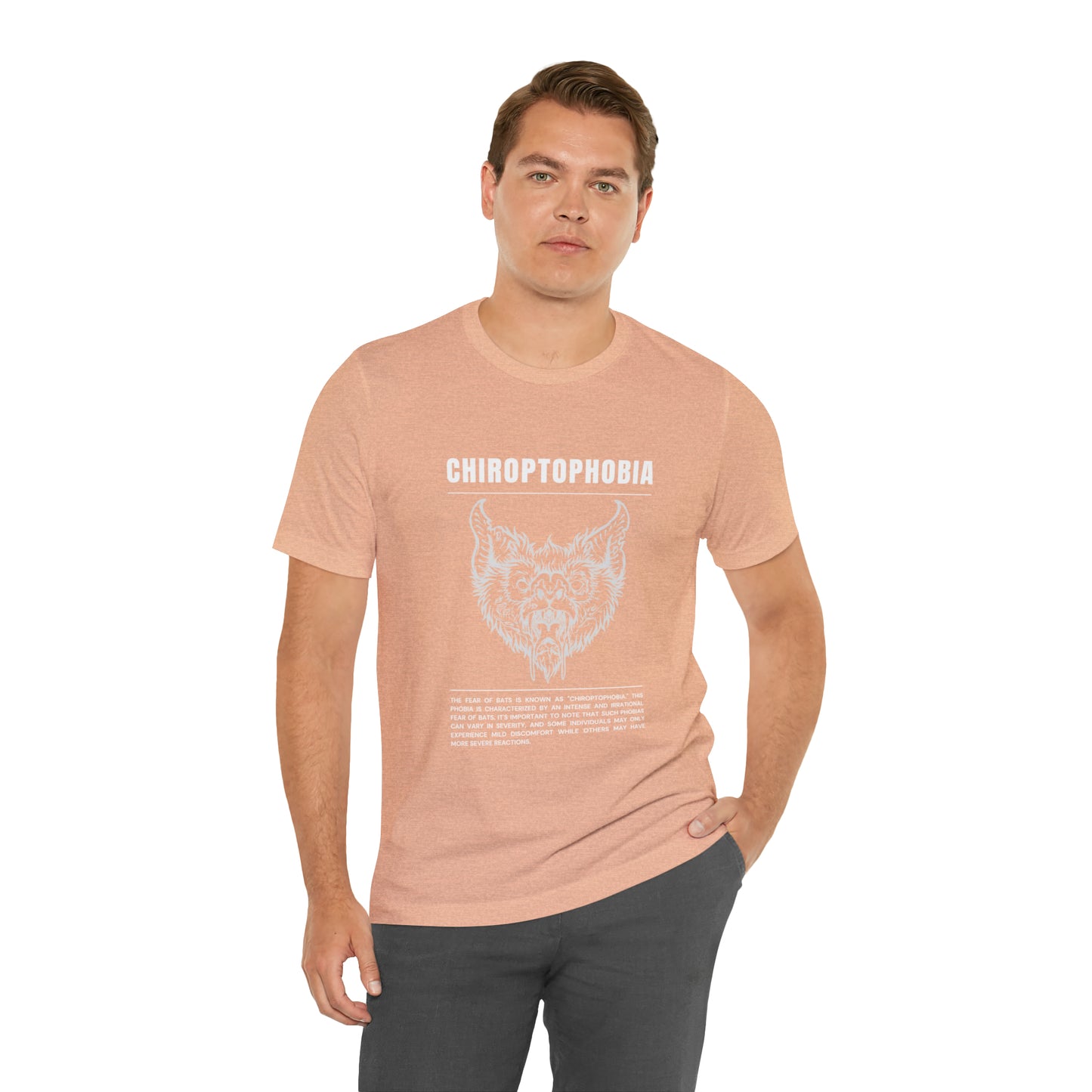 Chiroptophobia Fear of Bats Tee