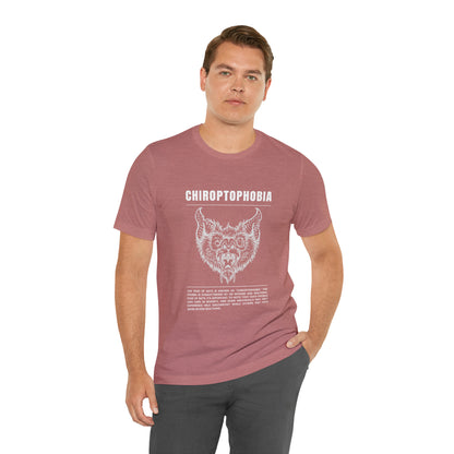 Chiroptophobia Fear of Bats Tee