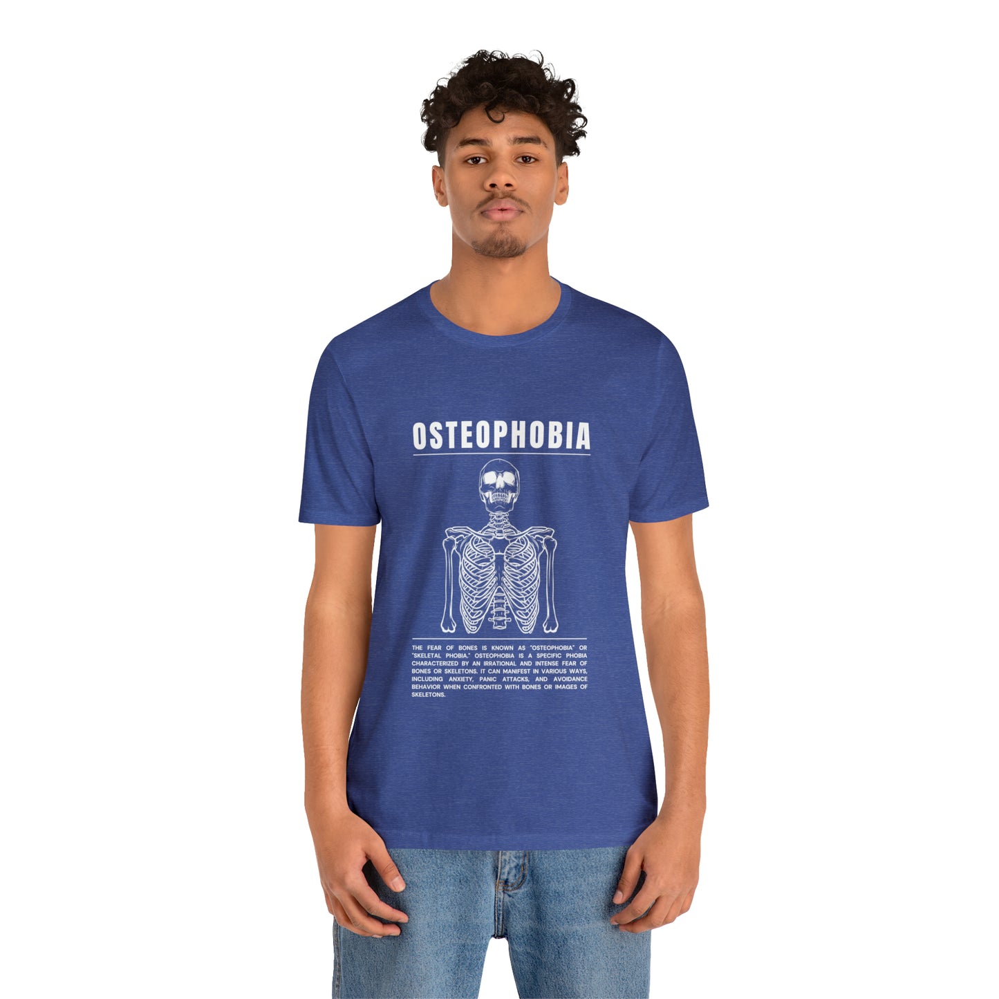 Osteophobia Fear of Bones Tee