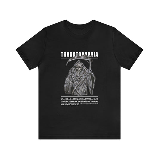 Thanatophobia Fear of Death Halloween Tee