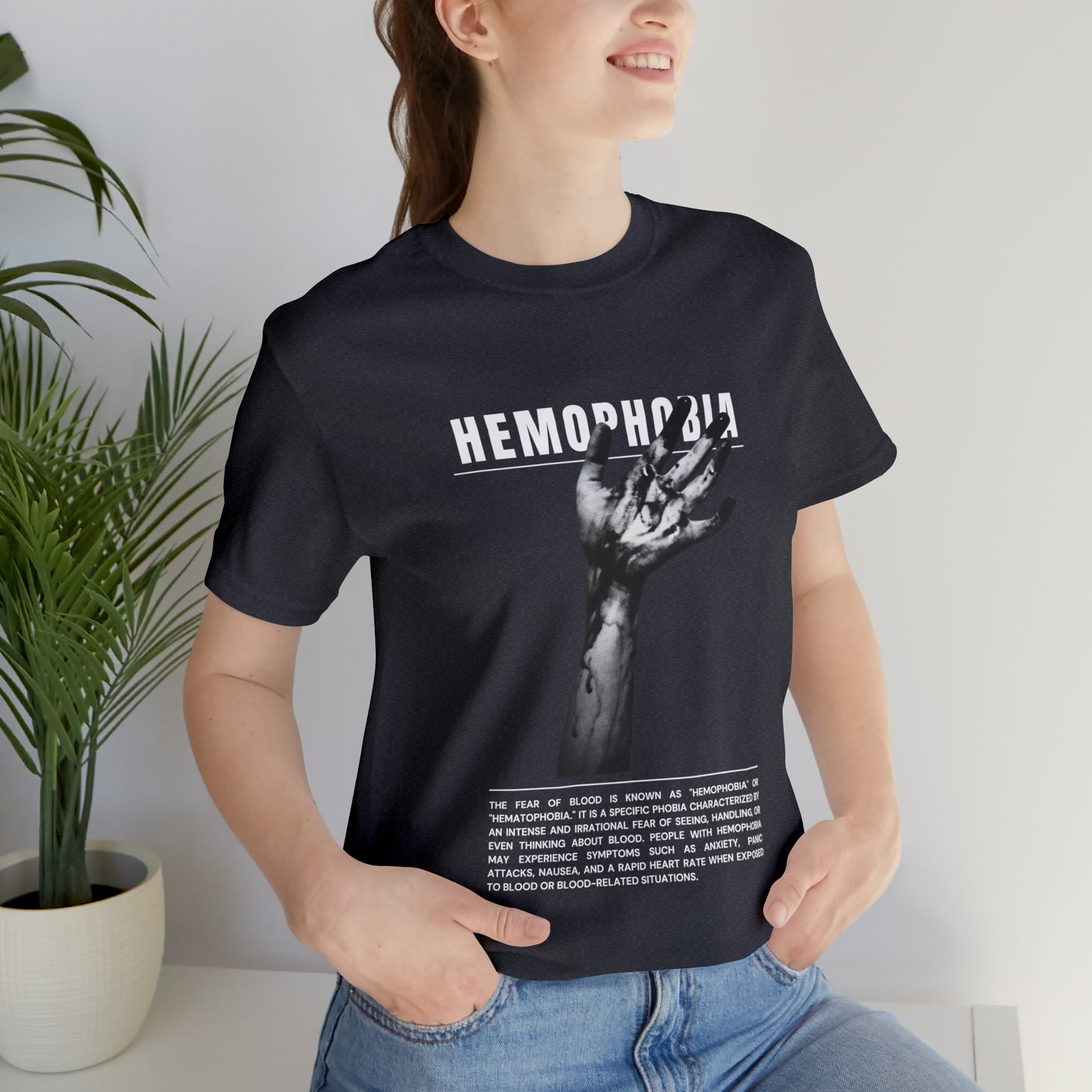 Hemophobia Fear of Blood Halloween Tee