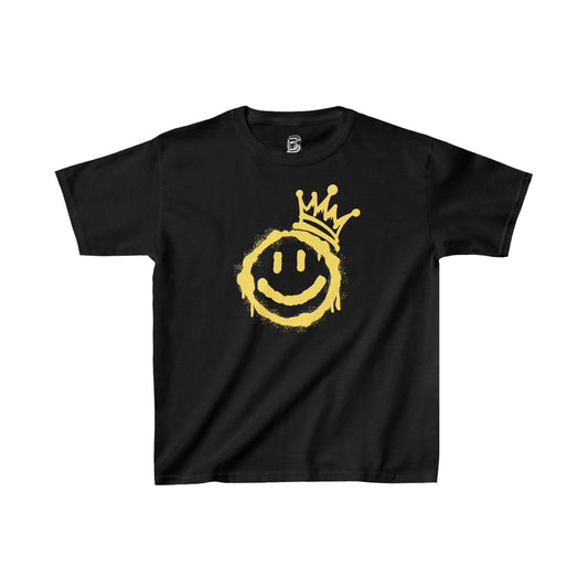 King Smiley Kids CottonTee - BRAZEN BUY thsirt shirt