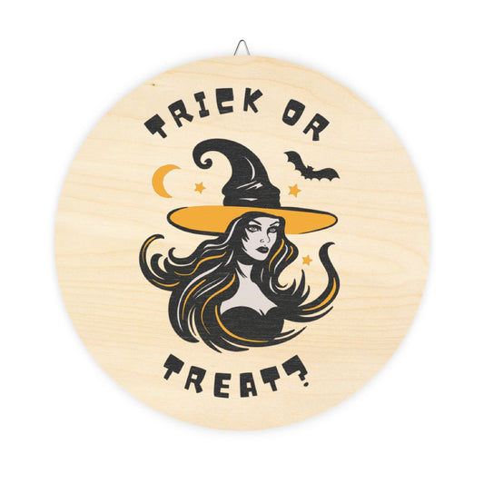 Trick or Treat Wood Sign - BRAZEN BUY thsirt shirt