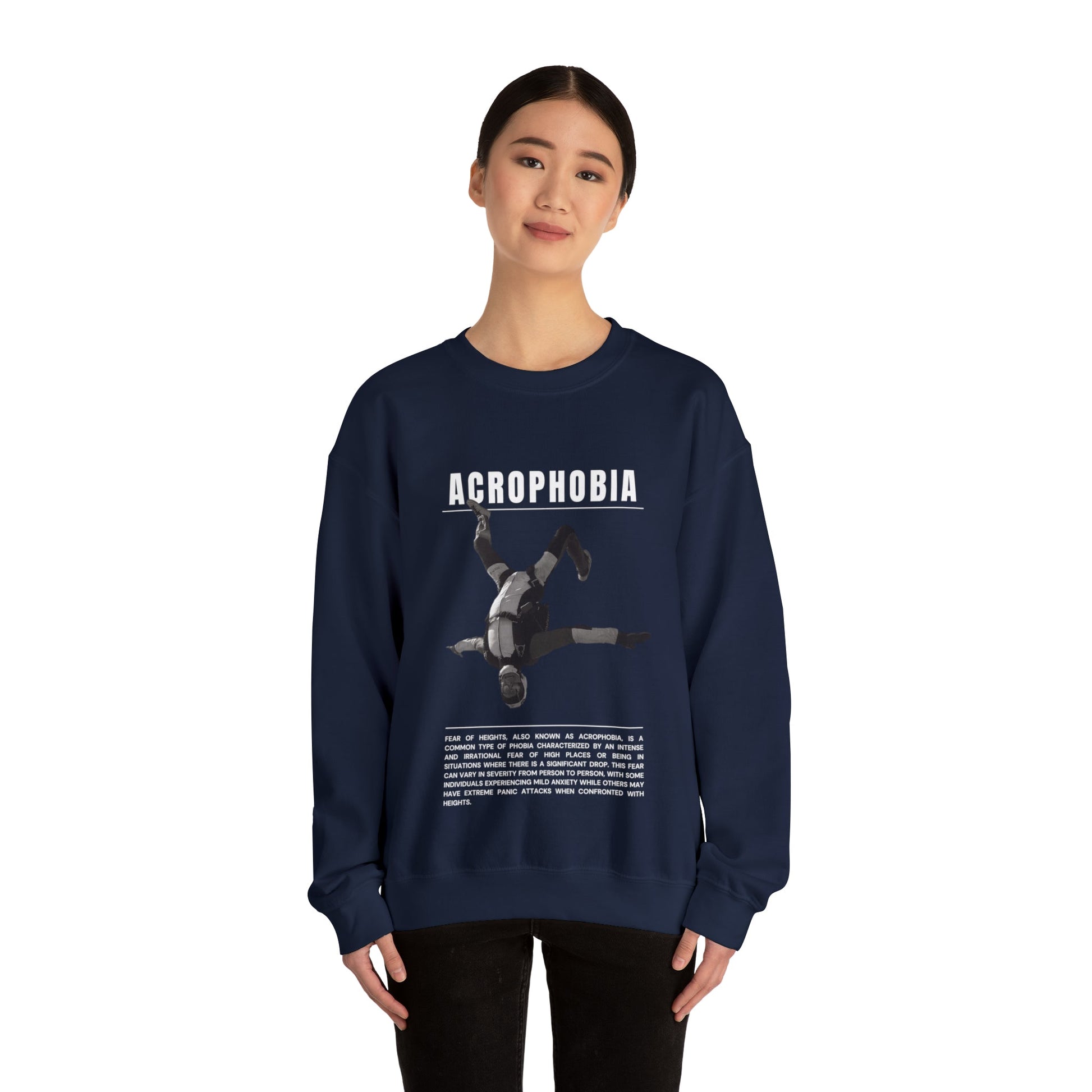 Acrophobia Fear of Heights Halloween Sweatshirt - BRAZEN BUY thsirt shirt