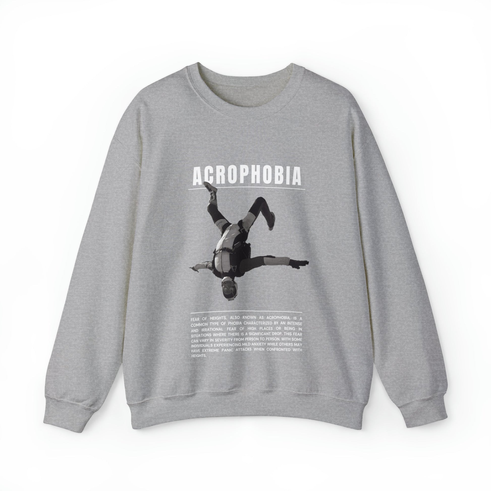 Acrophobia Fear of Heights Halloween Sweatshirt - BRAZEN BUY thsirt shirt