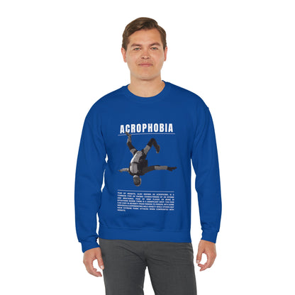 Acrophobia Fear of Heights Halloween Sweatshirt - BRAZEN BUY thsirt shirt