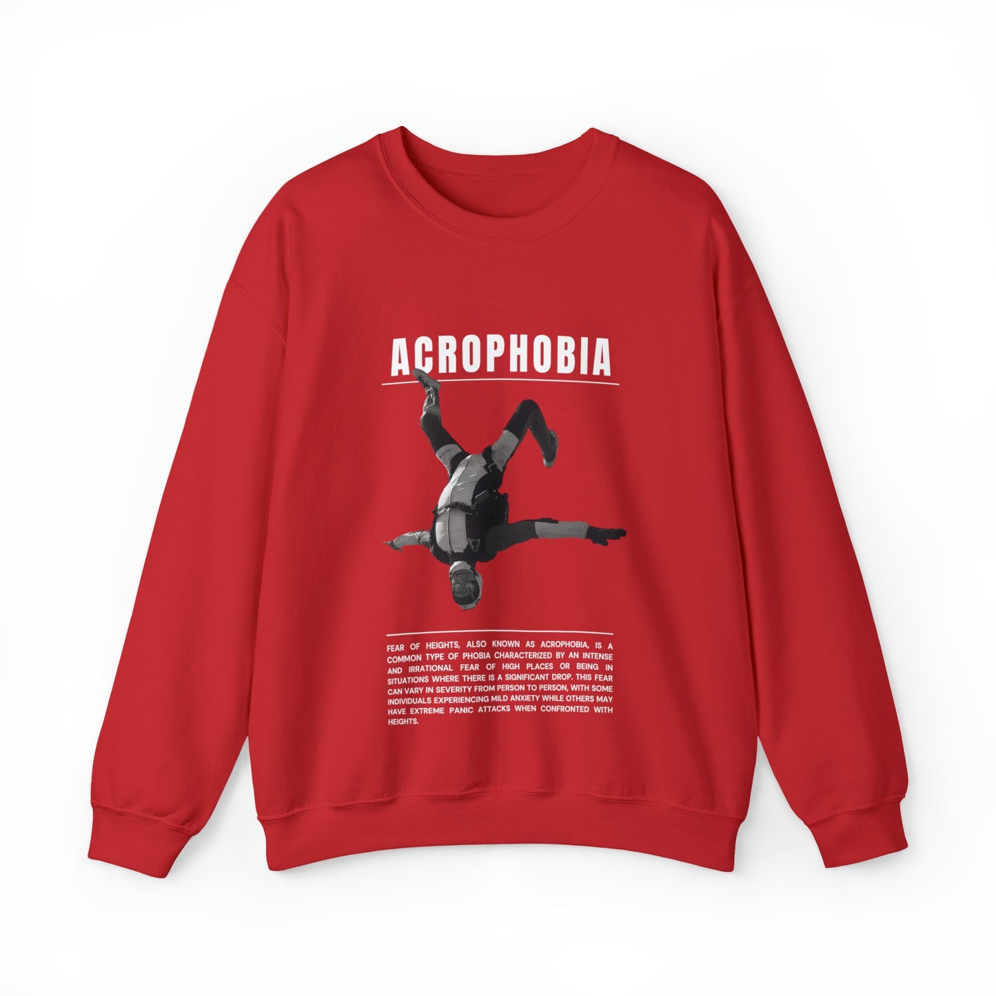 Acrophobia Fear of Heights Halloween Sweatshirt - BRAZEN BUY thsirt shirt