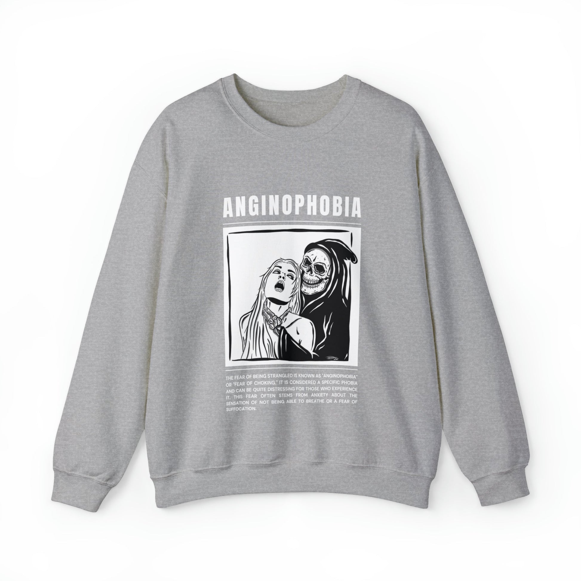 Anginophobia Fear of Being Strangled Halloween Sweatshirt - BRAZEN BUY thsirt shirt