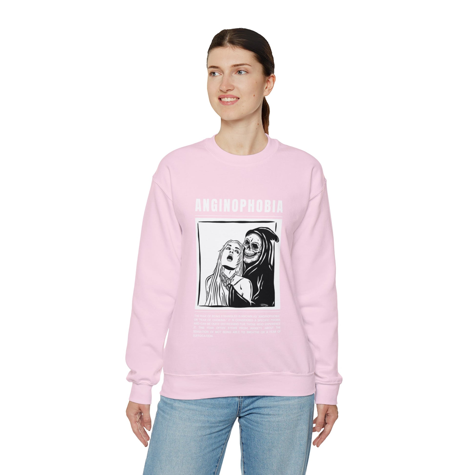 Anginophobia Fear of Being Strangled Halloween Sweatshirt - BRAZEN BUY thsirt shirt