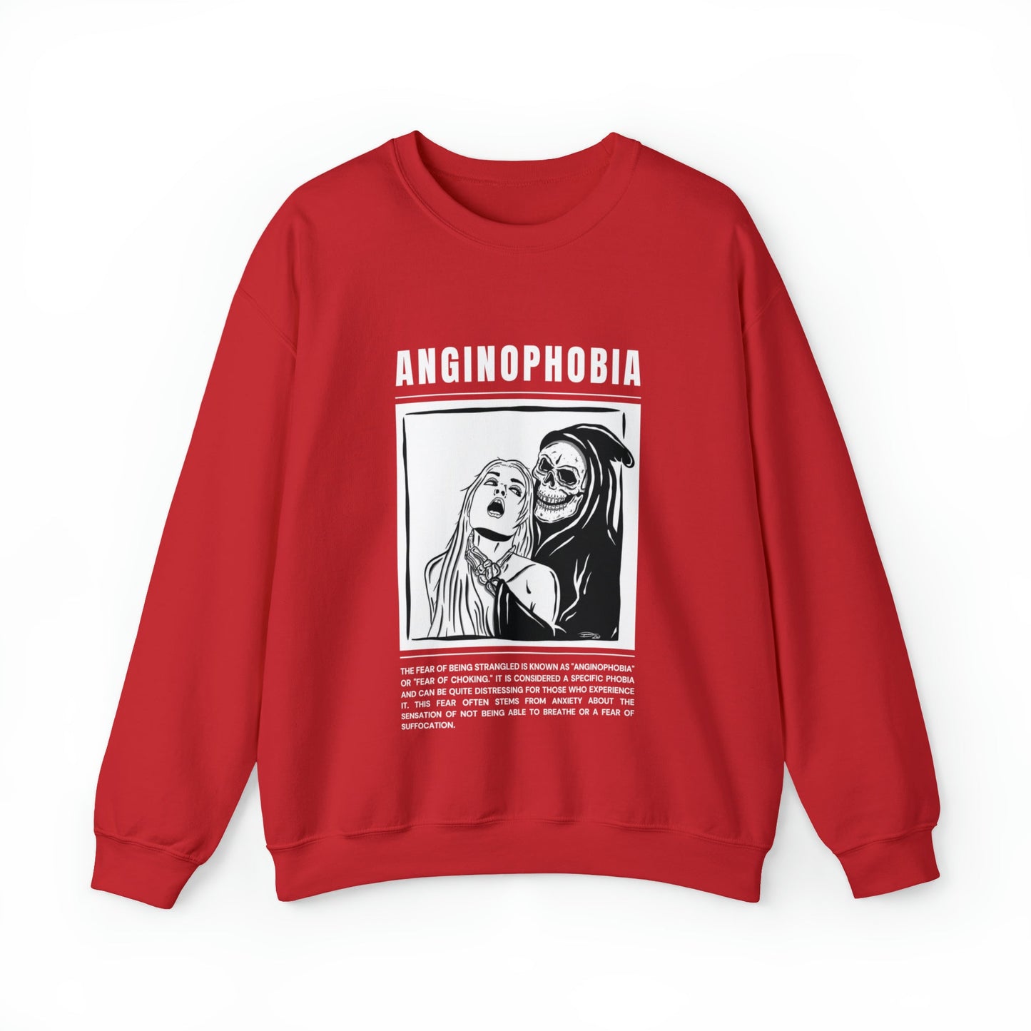 Anginophobia Fear of Being Strangled Halloween Sweatshirt - BRAZEN BUY thsirt shirt