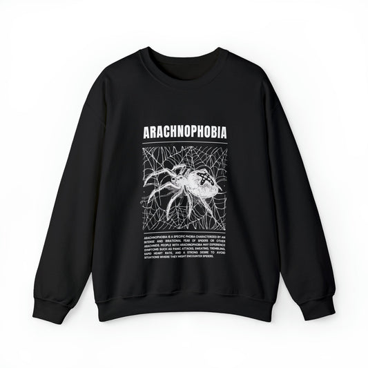 Arachnophobia Fear of Spiders Halloween Sweatshirt - BRAZEN BUY thsirt shirt