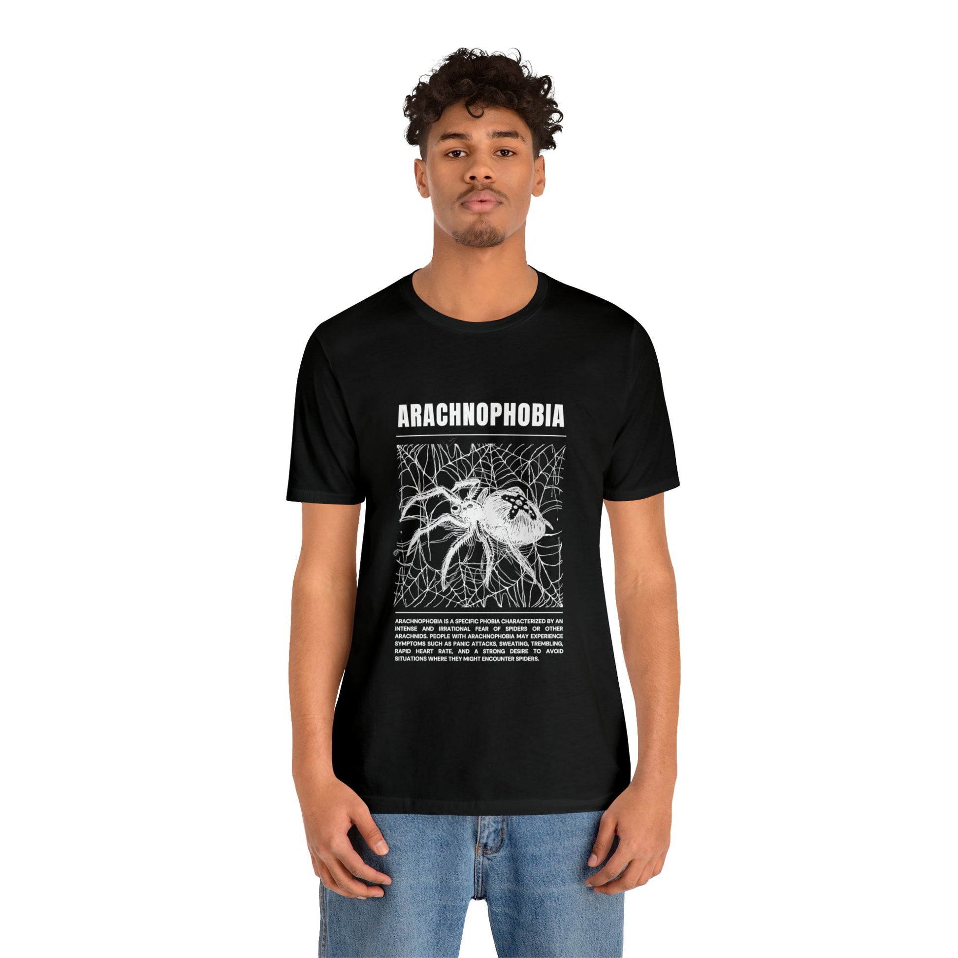 Arachnophobia Fear of Spiders Halloween Tee - BRAZEN BUY thsirt shirt