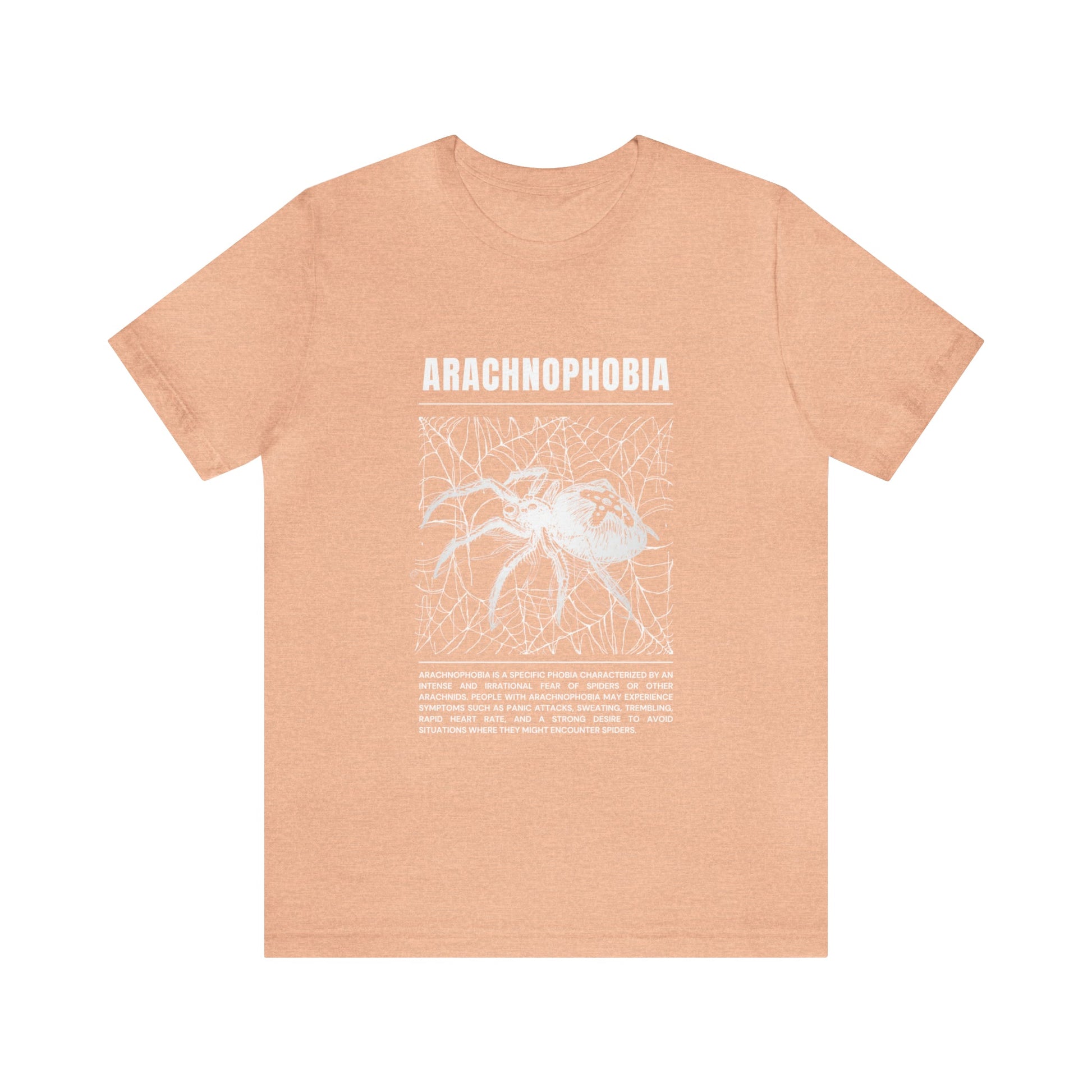 Arachnophobia Fear of Spiders Halloween Tee - BRAZEN BUY thsirt shirt