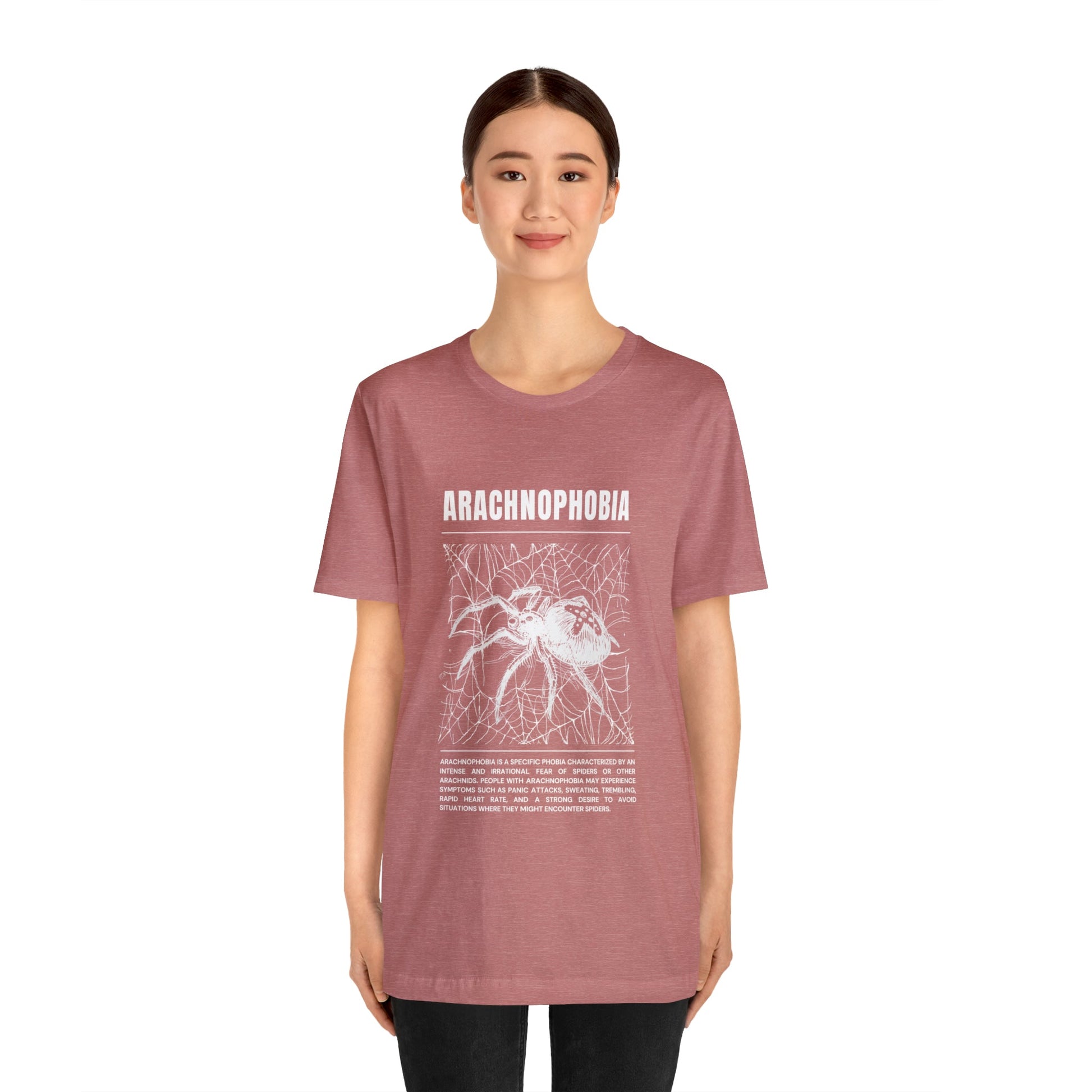 Arachnophobia Fear of Spiders Halloween Tee - BRAZEN BUY thsirt shirt