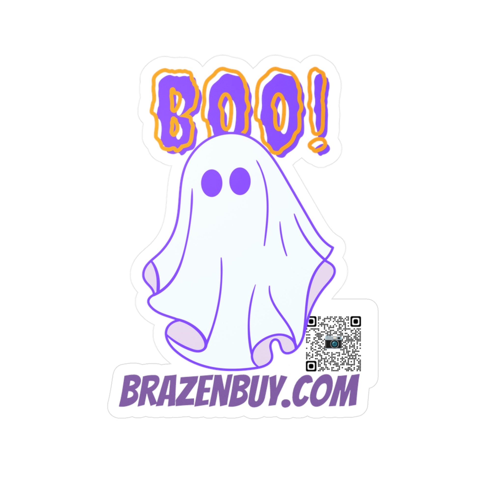 Boo Ghost Brazen Buy Halloween Decal - BRAZEN BUY thsirt shirt