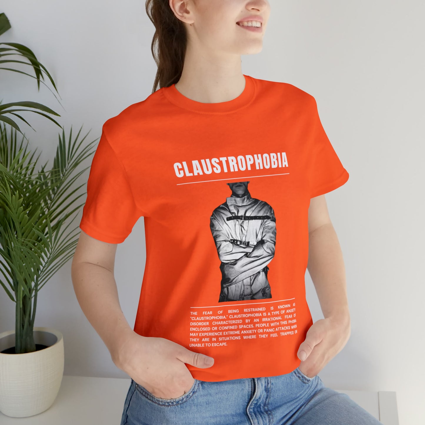 Claustrophobia Fear of Restraint Halloween Tee - BRAZEN BUY thsirt shirt