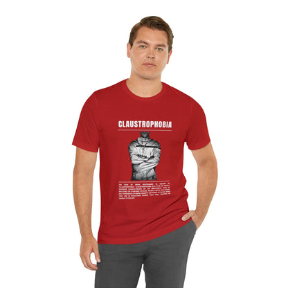 Claustrophobia Fear of Restraint Halloween Tee - BRAZEN BUY thsirt shirt