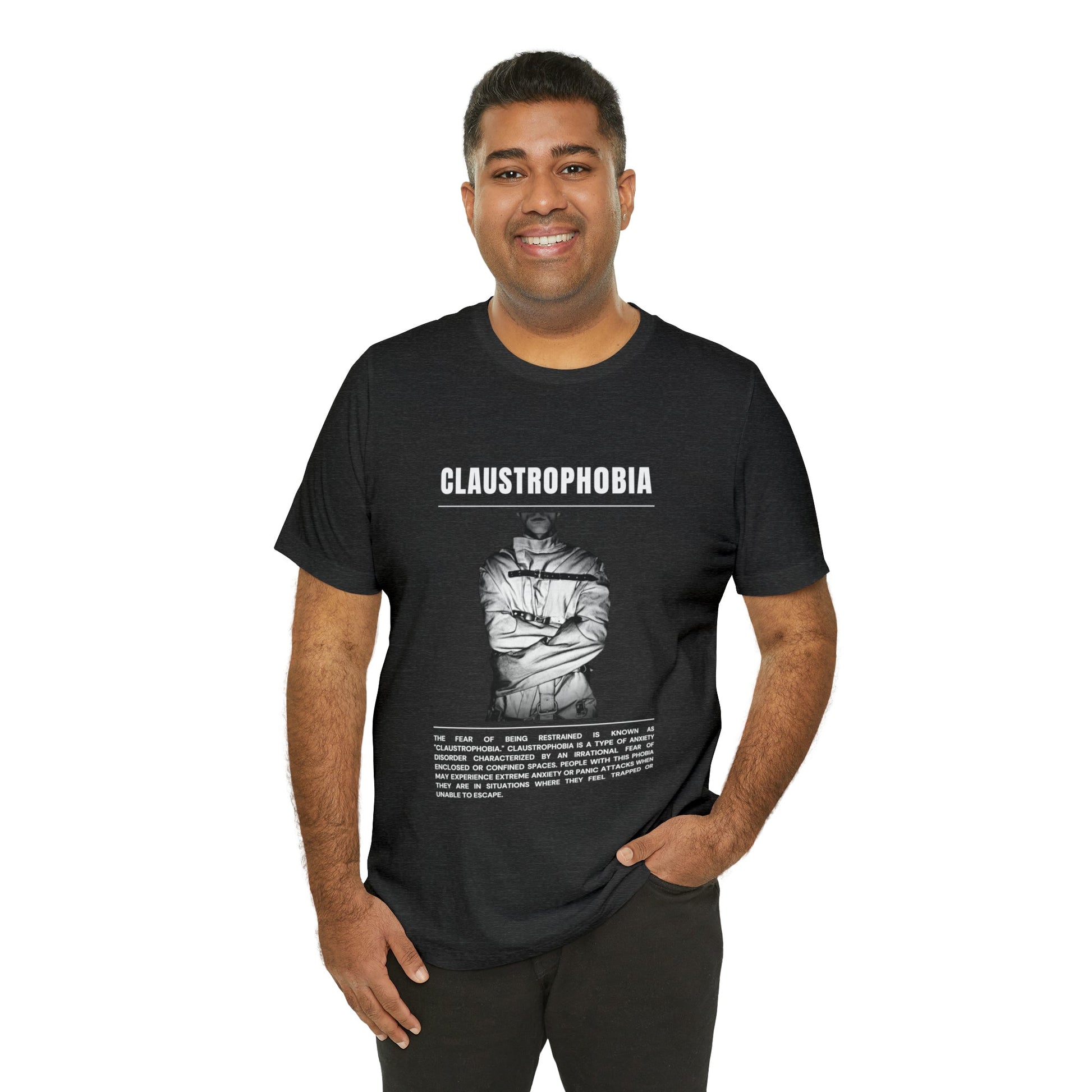 Claustrophobia Fear of Restraint Halloween Tee - BRAZEN BUY thsirt shirt