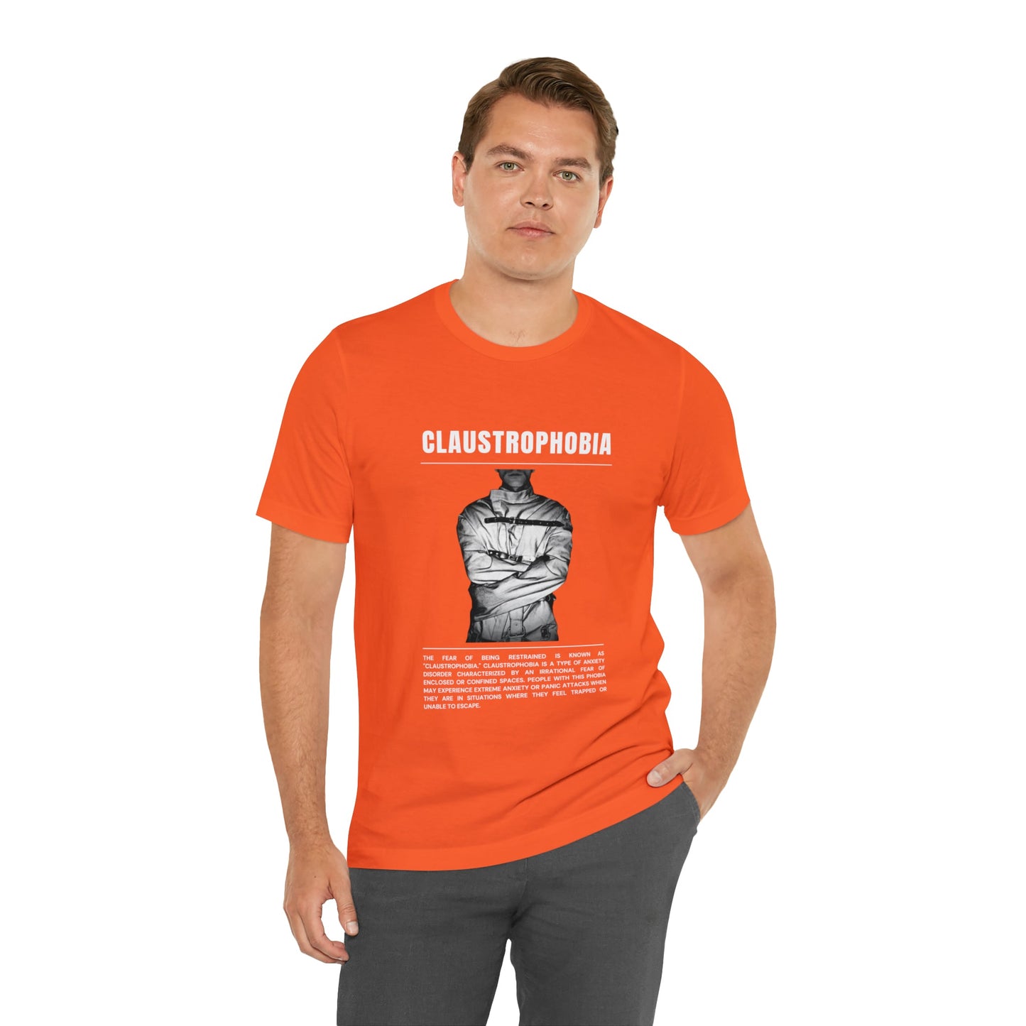 Claustrophobia Fear of Restraint Halloween Tee - BRAZEN BUY thsirt shirt