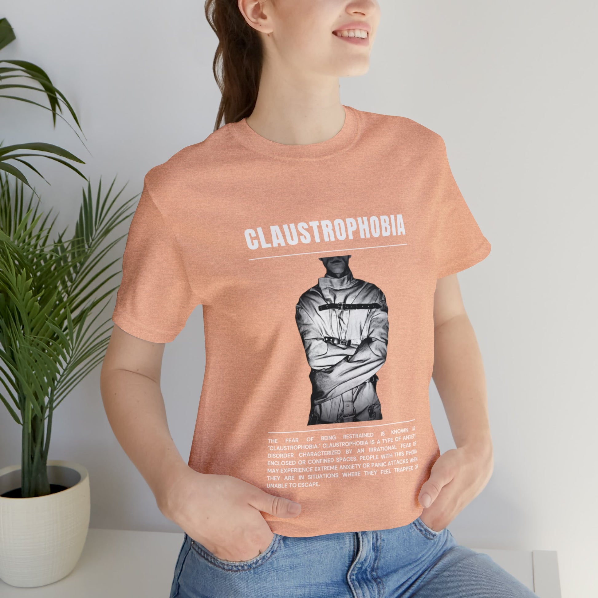 Claustrophobia Fear of Restraint Halloween Tee - BRAZEN BUY thsirt shirt