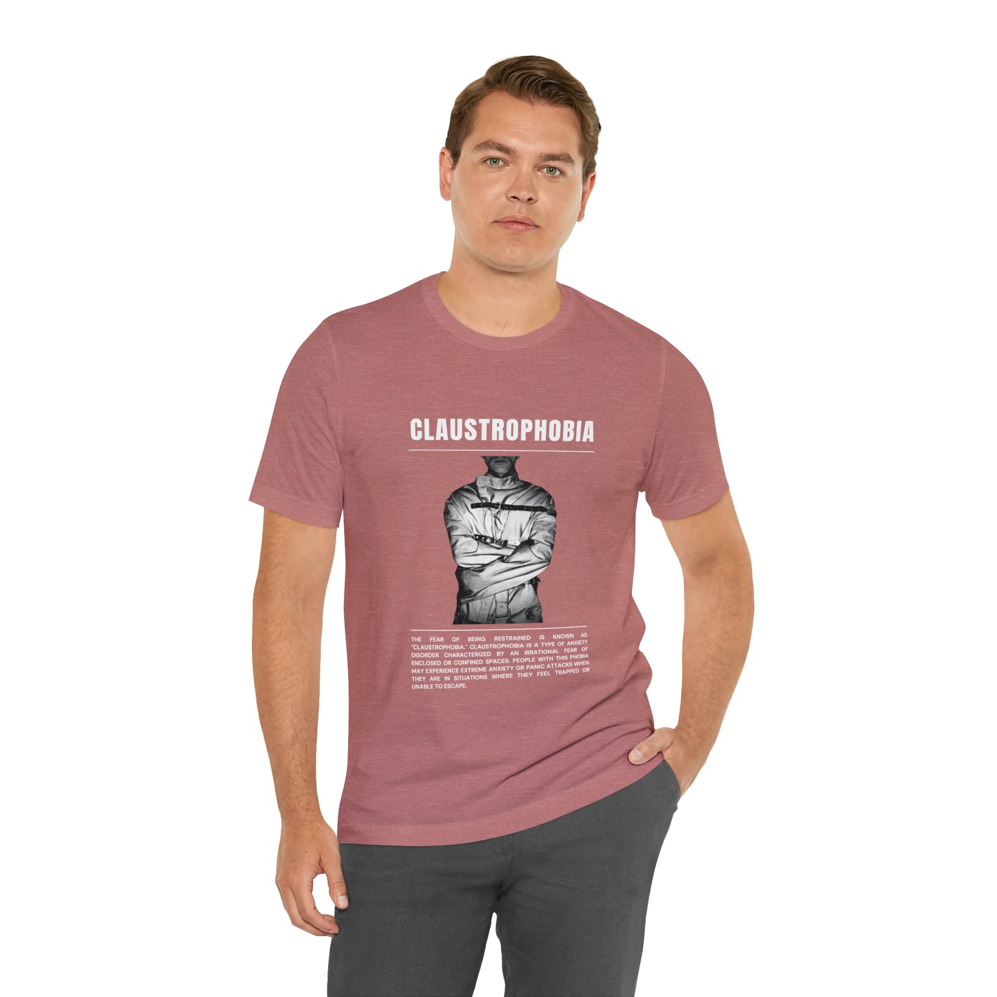 Claustrophobia Fear of Restraint Halloween Tee - BRAZEN BUY thsirt shirt