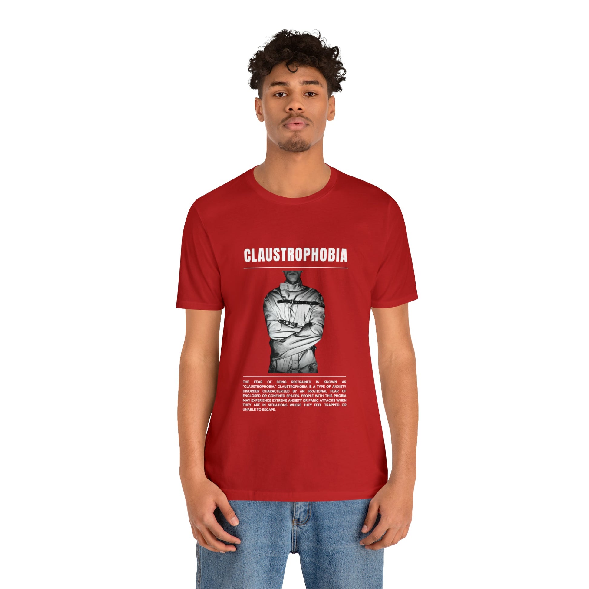 Claustrophobia Fear of Restraint Halloween Tee - BRAZEN BUY thsirt shirt