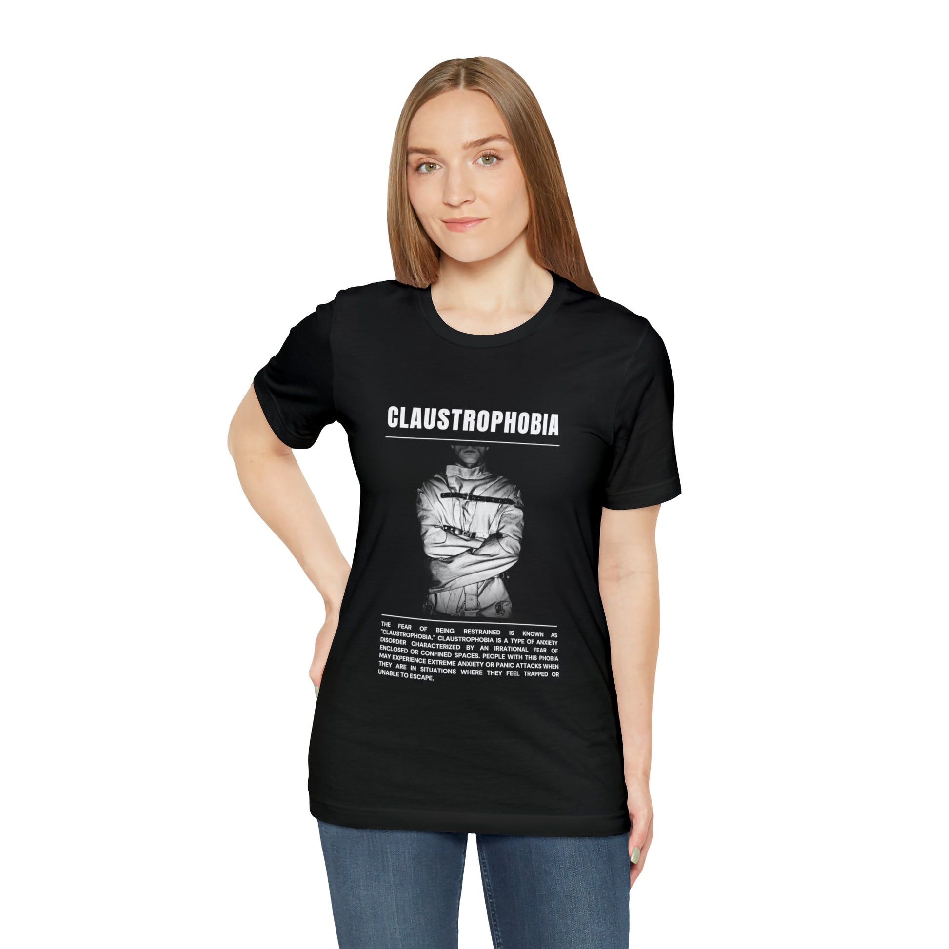 Claustrophobia Fear of Restraint Halloween Tee - BRAZEN BUY thsirt shirt