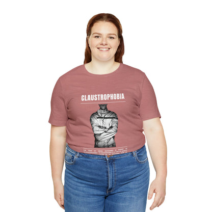 Claustrophobia Fear of Restraint Halloween Tee - BRAZEN BUY thsirt shirt