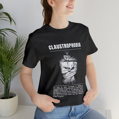 Claustrophobia Fear of Restraint Halloween Tee - BRAZEN BUY thsirt shirt