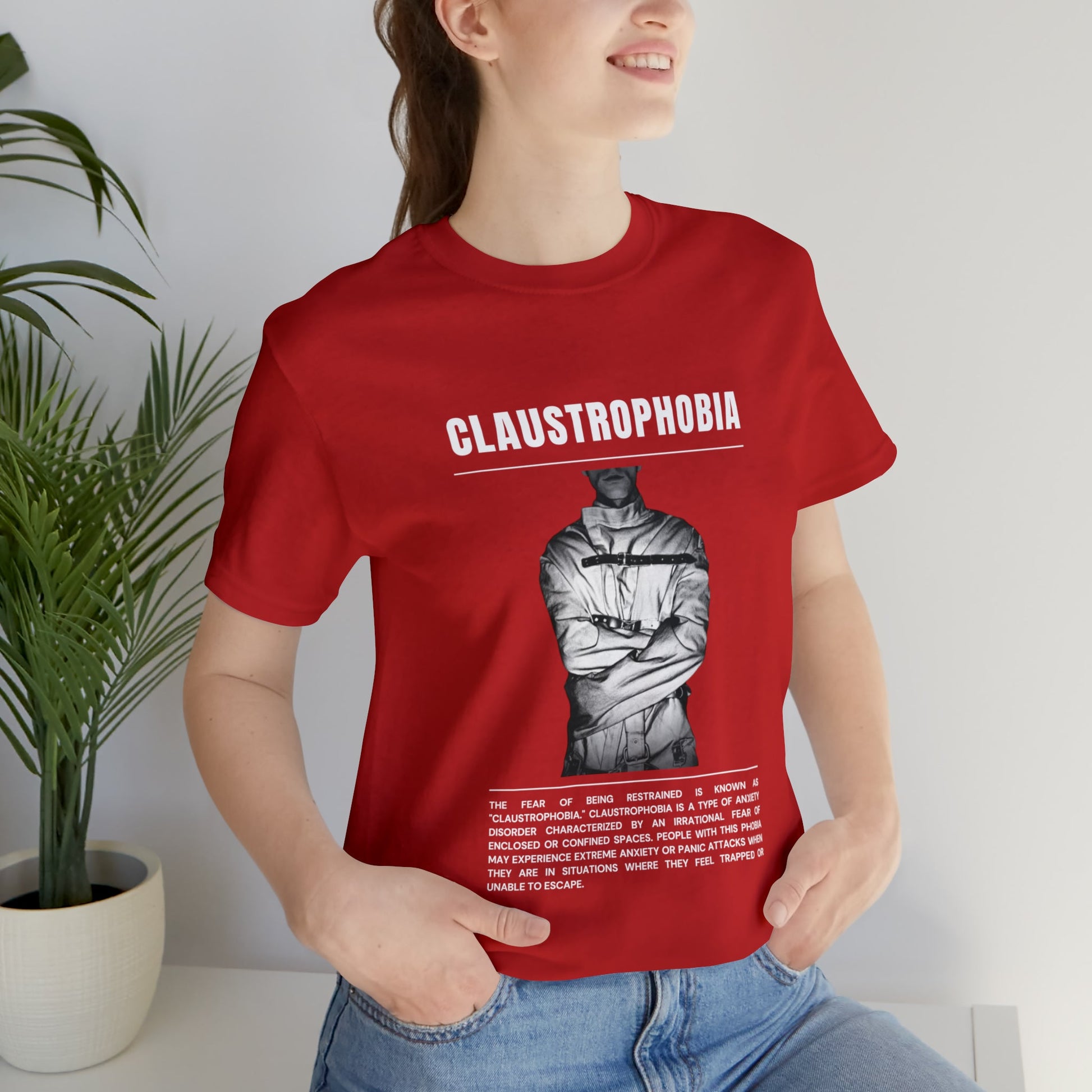 Claustrophobia Fear of Restraint Halloween Tee - BRAZEN BUY thsirt shirt