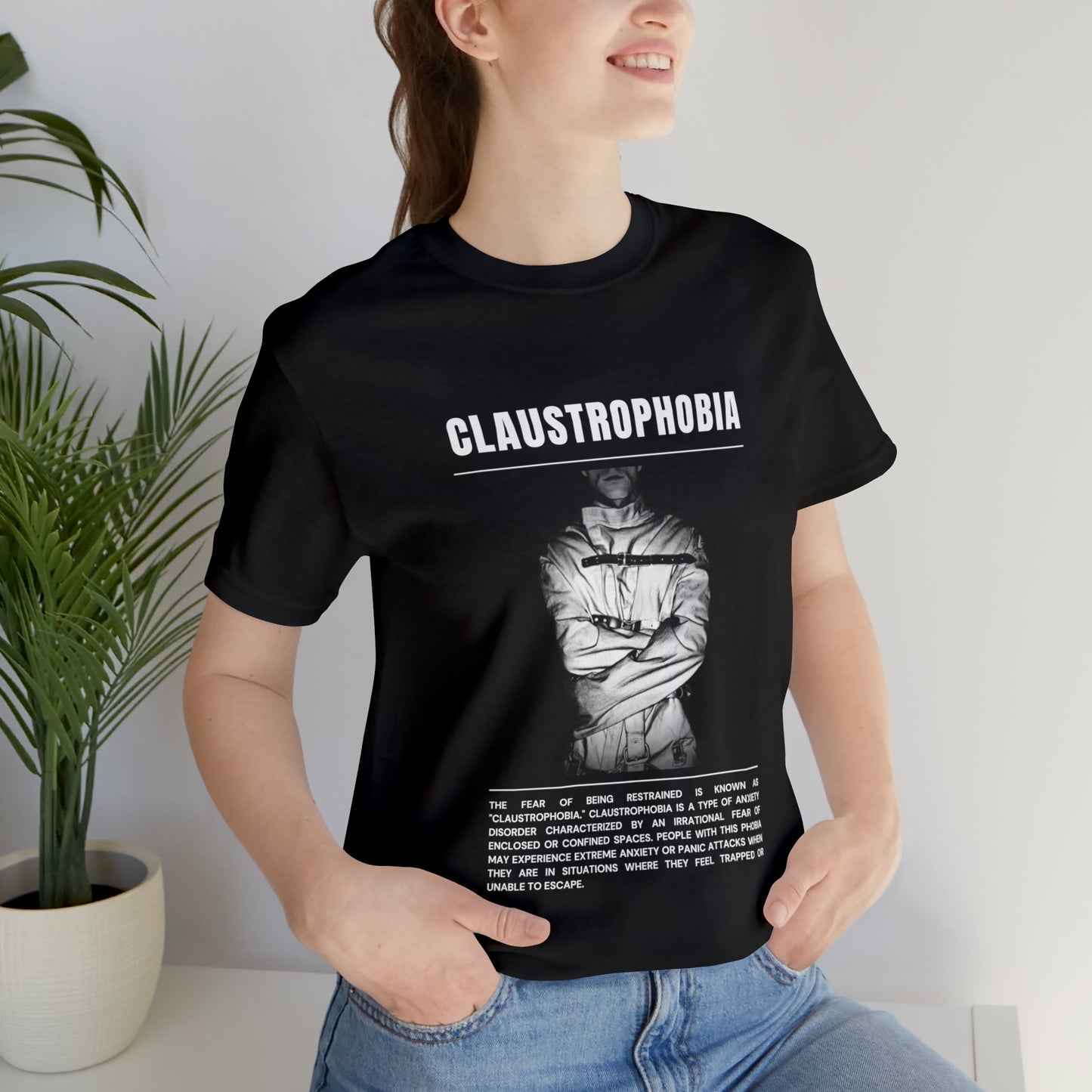 Claustrophobia Fear of Restraint Halloween Tee - BRAZEN BUY thsirt shirt