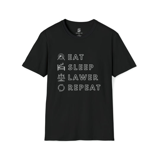 Eat, Sleep, Lawyer, Repeat Men's Shirt - BRAZEN BUY thsirt shirt