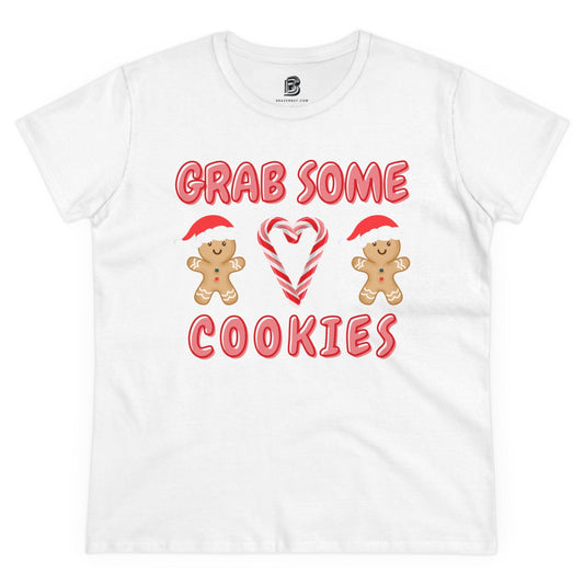 Grab Some Cookies Women's Christmas Shirt - BRAZEN BUY thsirt shirt