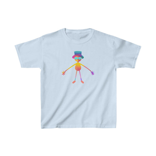 Gradient Stick Man Kids Tee - BRAZEN BUY thsirt shirt