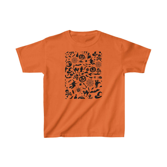 Halloween Collage Kids Tee - BRAZEN BUY thsirt shirt