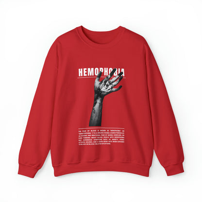 Hemophobia Fear of Blood Halloween Sweatshirt - BRAZEN BUY thsirt shirt