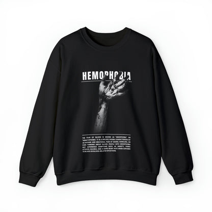 Hemophobia Fear of Blood Halloween Sweatshirt - BRAZEN BUY thsirt shirt