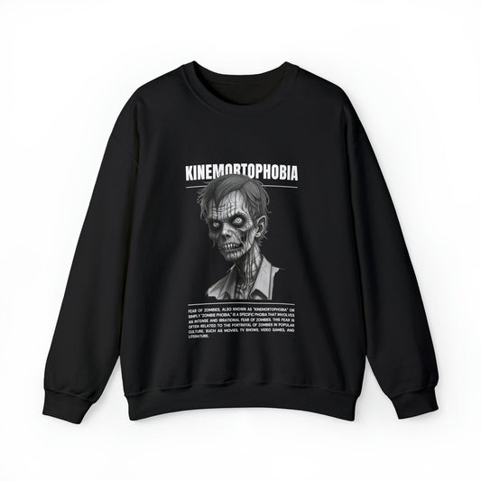 Kinemortophobia Fear of Zombies Halloween Sweatshirt - BRAZEN BUY thsirt shirt