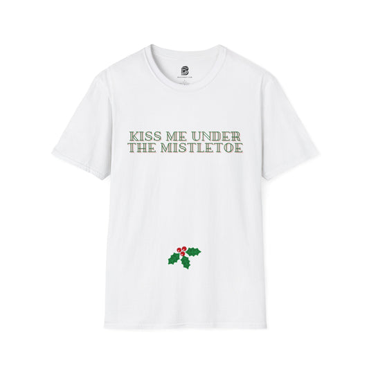 Kiss Me Under The Mistletoe Christmas Unisex Shirt - BRAZEN BUY thsirt shirt