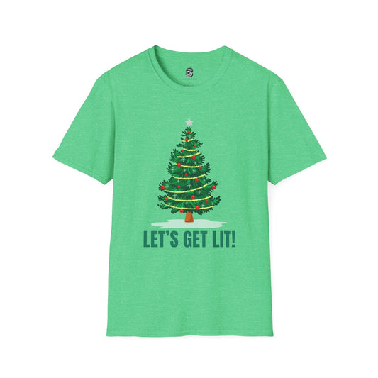 Let's Get Lit Christmas Unisex Shirt - BRAZEN BUY thsirt shirt