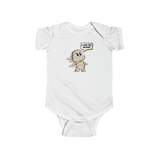 Love You Mummy Halloween Infant Bodysuit - BRAZEN BUY thsirt shirt