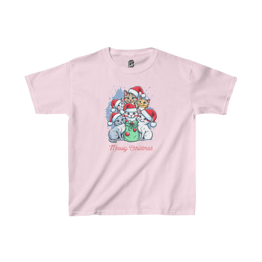 Meowy Christmas Kids Shirt - BRAZEN BUY thsirt shirt