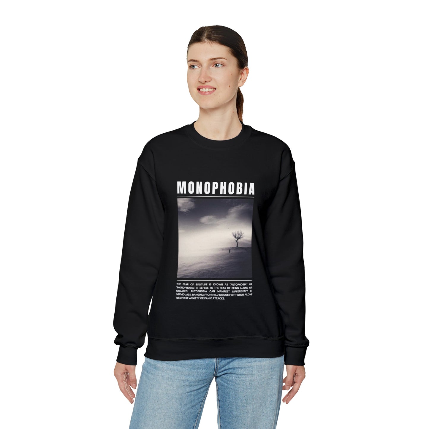 Monophobia Fear of Being Alone Halloween Sweatshirt - BRAZEN BUY thsirt shirt