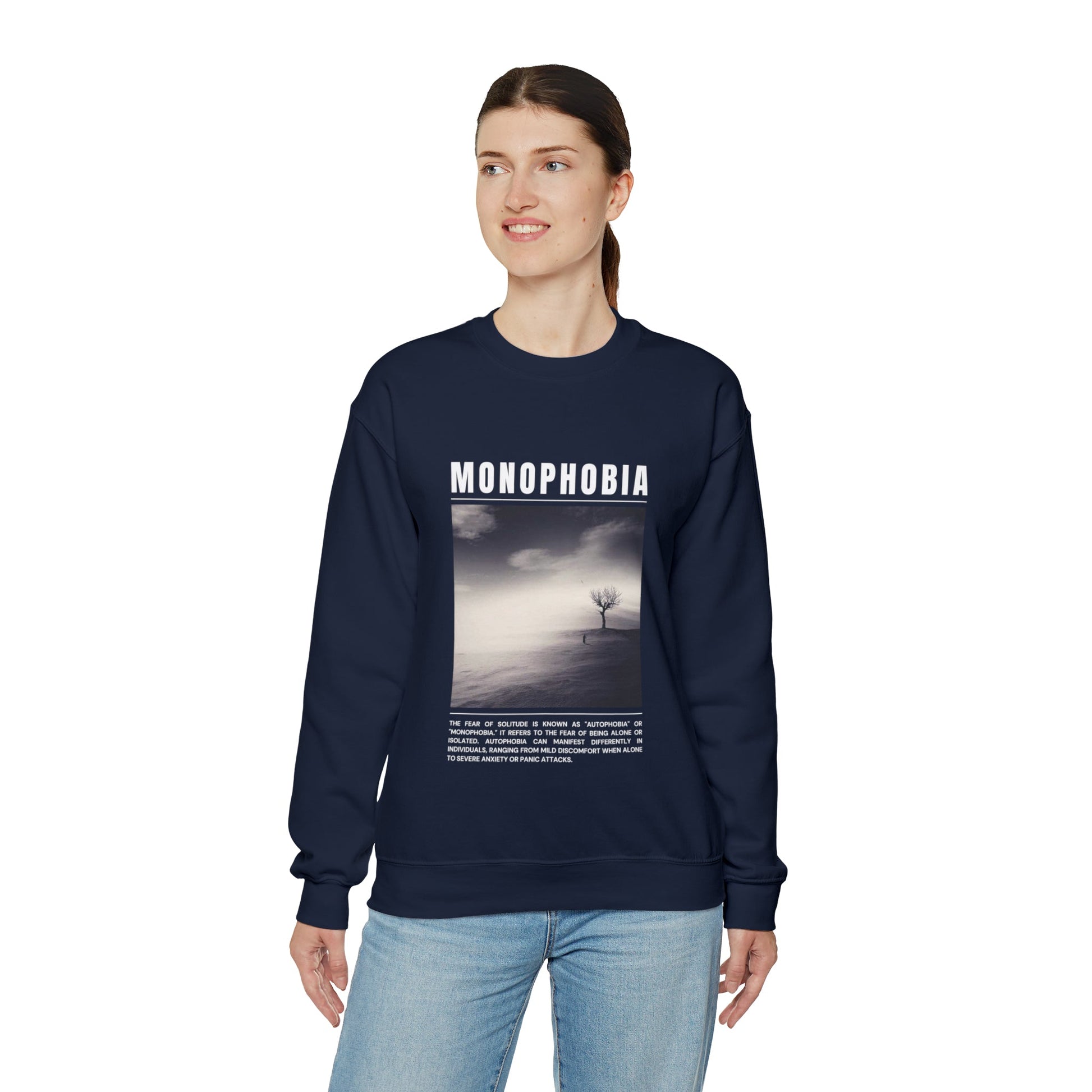 Monophobia Fear of Being Alone Halloween Sweatshirt - BRAZEN BUY thsirt shirt